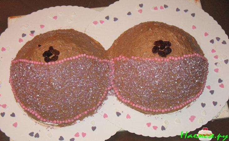 Торт 'Декольте мулатки'