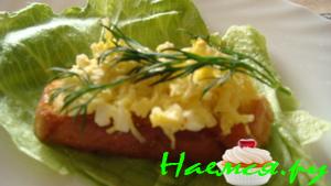 Гренки на завтрак с сыром