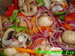 Салат из свежих шампиньонов