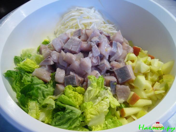 Скандинавский селедочный салат