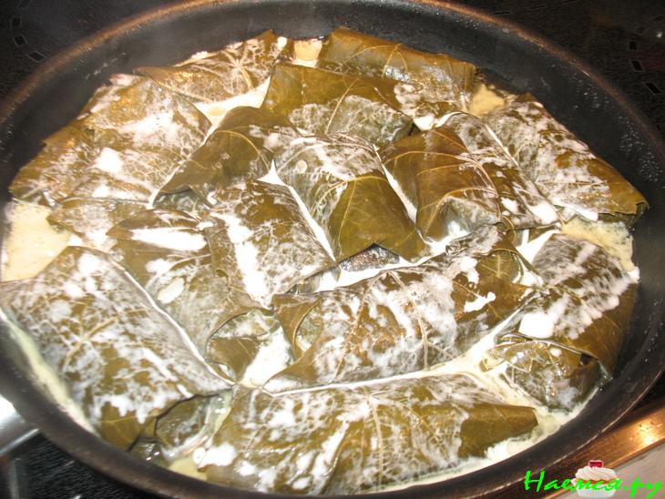 Долма в сметане с творогом Долма в сметане с творогом