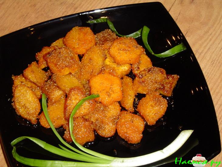 Тыквочка, обжаренная в сухарях