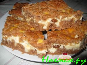 Творожный пирожок с какао