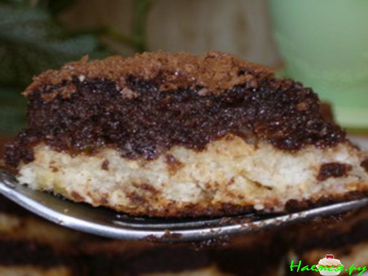 Двухслойное пирожное