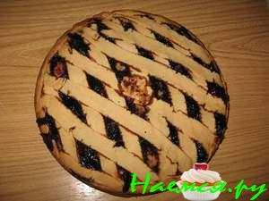 Песочный пирог с вареньем Песочный пирог с вареньем