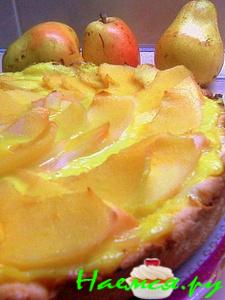 Пирог с заварным кремом, айвой и грушей для тех, кому не хватает &laquo;солнца&raquo;