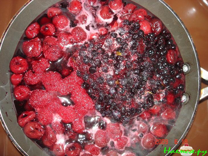 Пирожные "Вулкан Везувия"