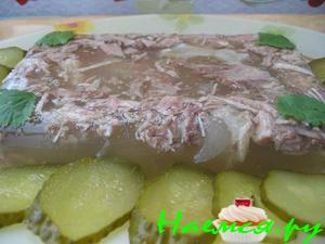 Холодец свиной с телячьим хвостом