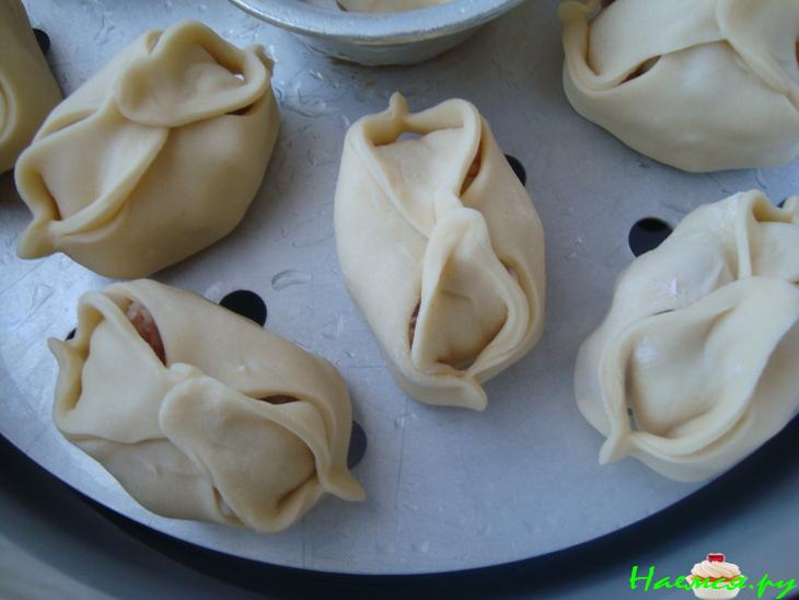 Манты с тыквой