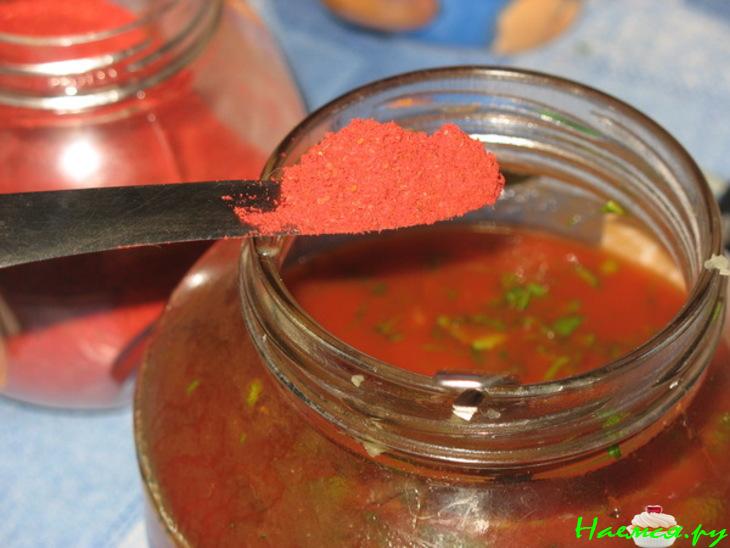 Соус томатно-чесночный к жареной курочке