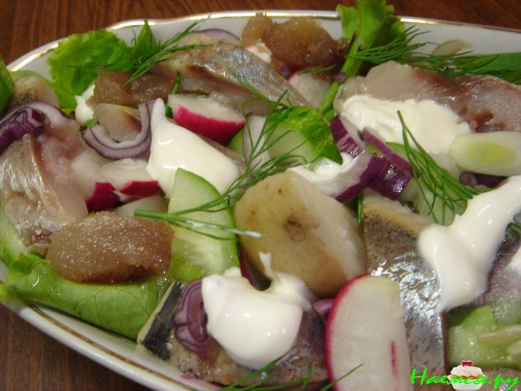 Салат "Морская песня"