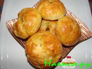 Творожные булочки с белым шоколадом Творожные булочки с белым шоколадом