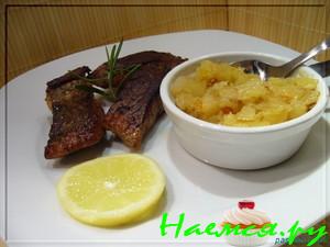 Ананасовый релиш к жаренной рыбе Ананасовый релиш к жаренной рыбе