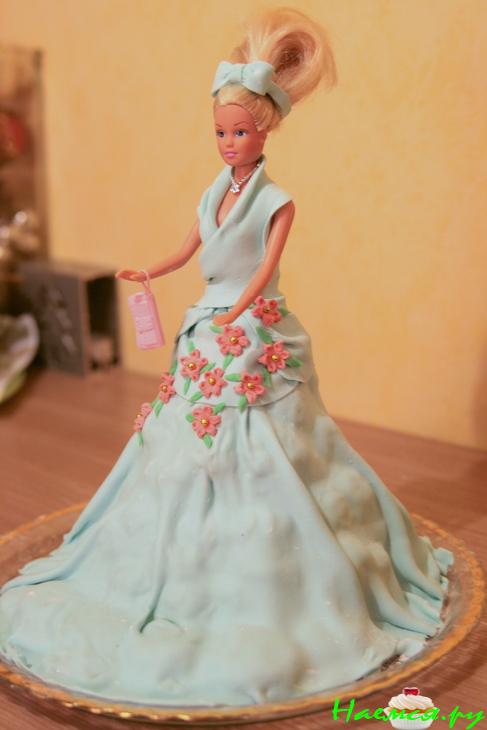 Торт "Барби" из заварного теста