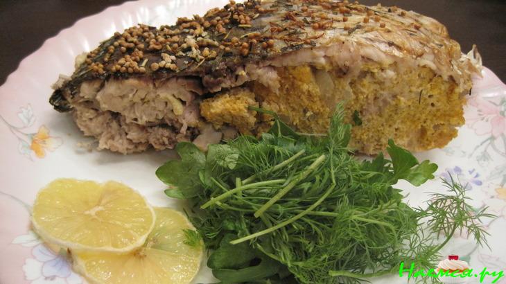 Карп фаршированный икрой