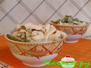 Сырное куриное рагу