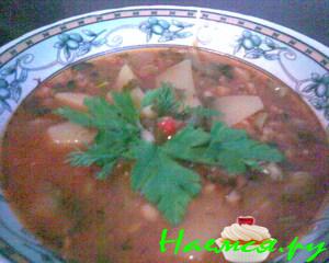 Постный суп 'а-ля рассольник' Постный суп 'а-ля рассольник'