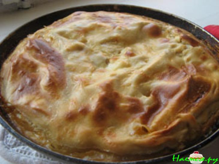 Лазанья из пельменного теста