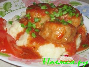 Рыбные тефтели в томате