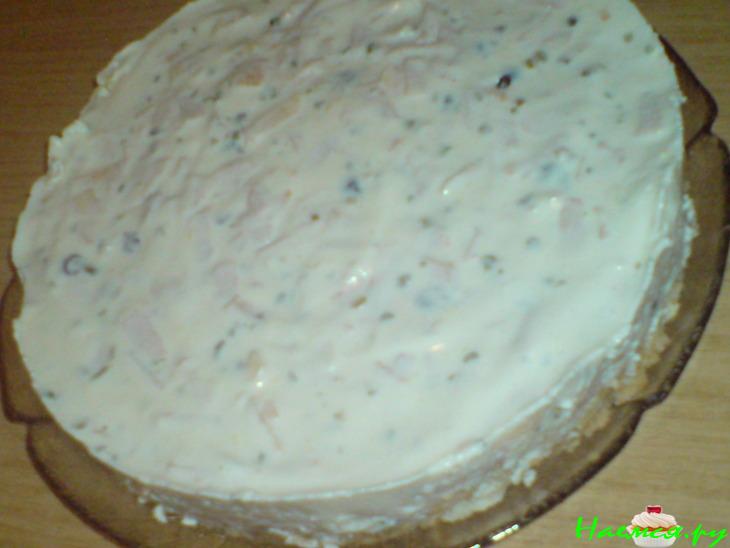 Яблочно-фисташковый торт без выпечки