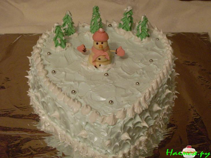 Торт бисквитный 'Новогодняя сказка'