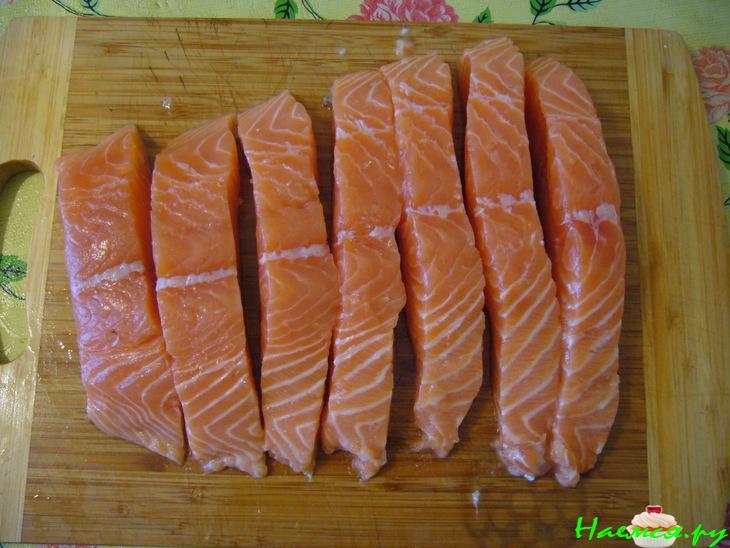 Сёмга в картофельной панировке