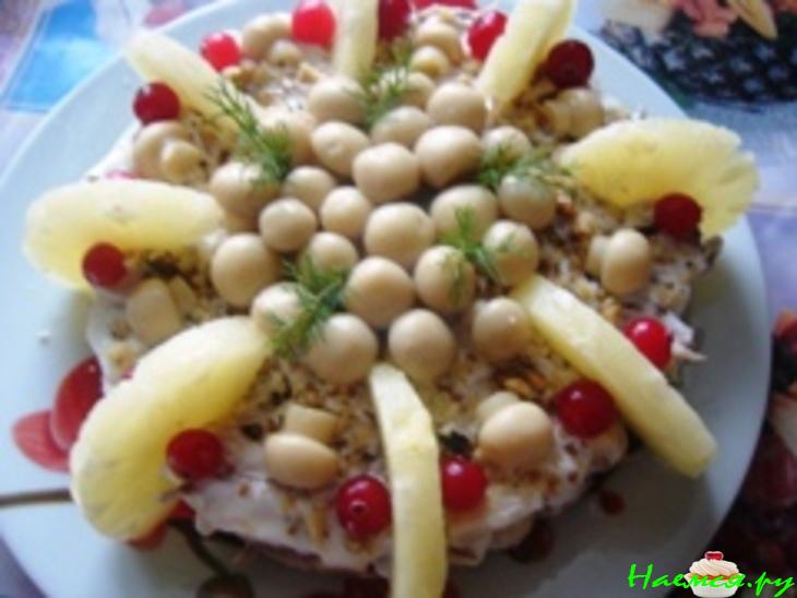 Ананасовый салат Ананасовый салат