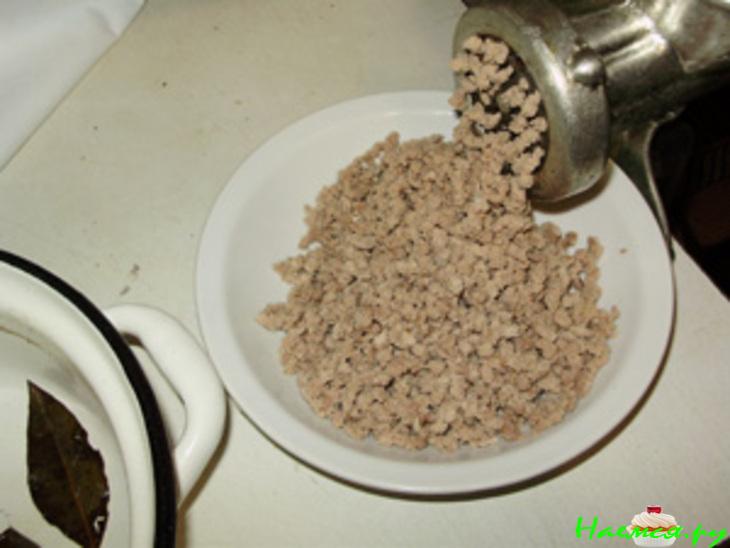 Тортик закусочный "Женский каприз" со свининой и шампиньонами