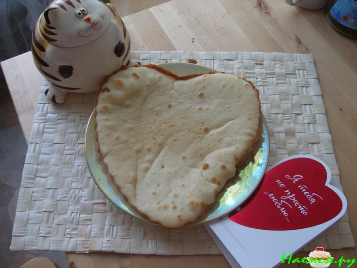 Торт 'Ягодное сердце'