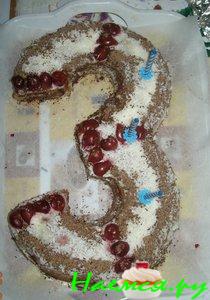 Торт на трехлетие