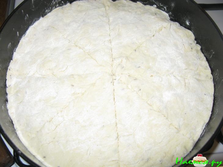 Хлеб на кефире, без дрожжей, с чем душе угодно