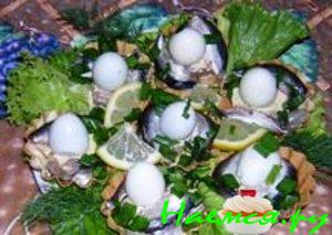 Тарталетки с килькой