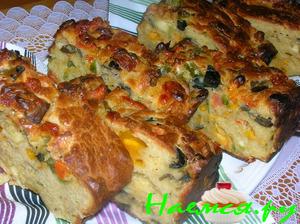 Разноцветный овощной "хлеб" Разноцветный овощной "хлеб"