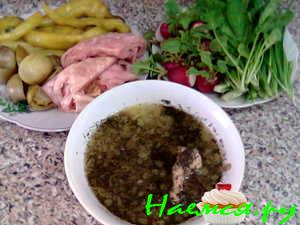 Суп из чечевицы с сельдереем