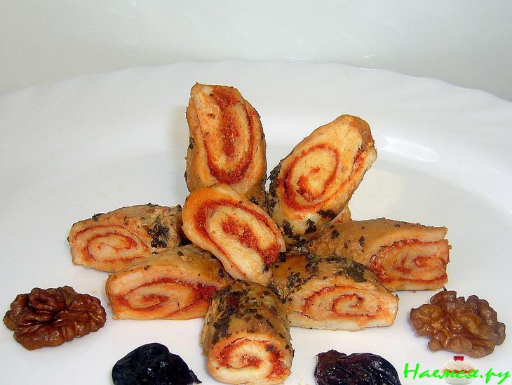 Куриные мини-рулеты Куриные мини-рулеты