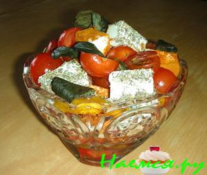 Салат овощной с фетой