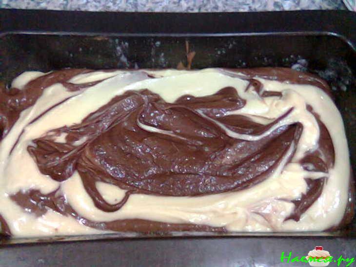 Пирог "Зебра" к чаю