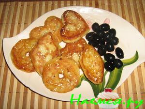 Картофельные котлетки в кунжуте