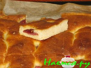 "Бабат" пирог быстрый с колбаской