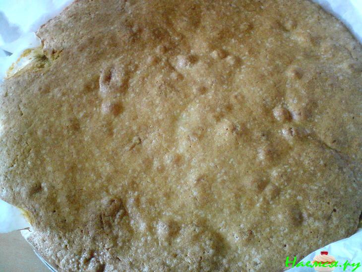 Пирог вишнёвый с белковым кремом