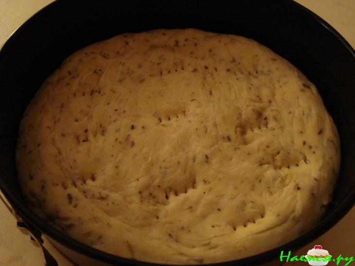 Фокачча на закваске Фокачча на закваске