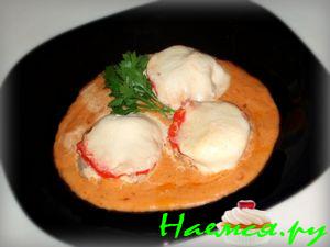 Медальоны из телятины со сливочным соусом