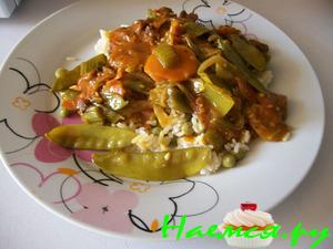 Вкусные овощи с карри по-китайски