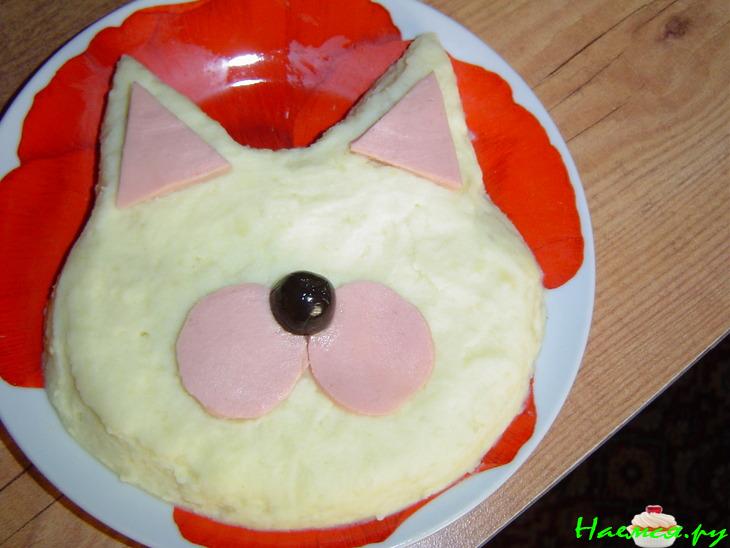 Картофельное пюре "Кот"