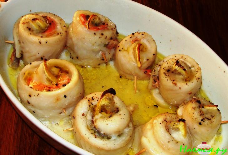 Морской язык с пикантным соусом Морской язык с пикантным соусом