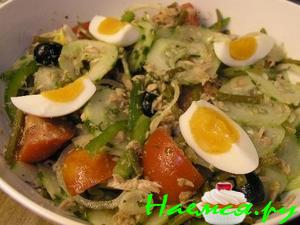 Салат фасолью в итальянском стиле