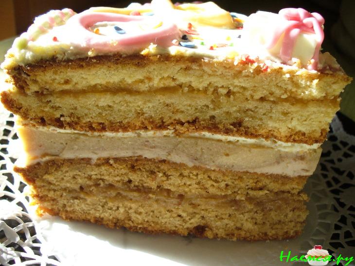 Бананово-кофейный торт