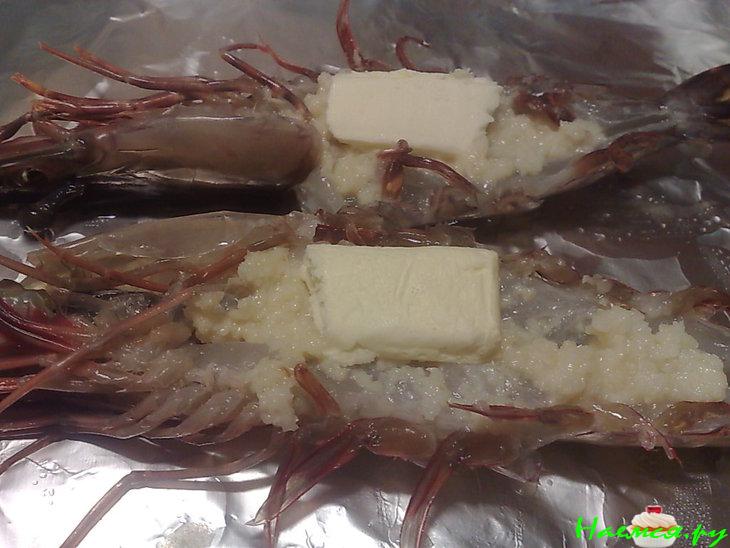 Запеченные креветки