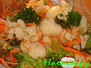 Брокколи с цветной капустой