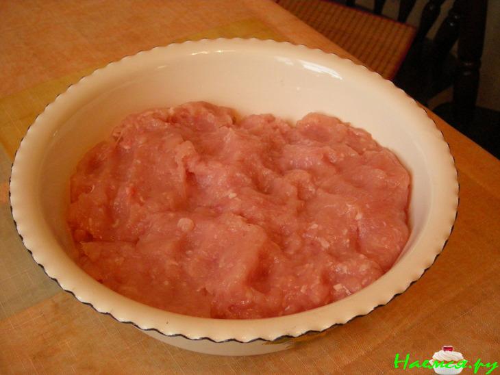 Куриные котлеты с ветчиной